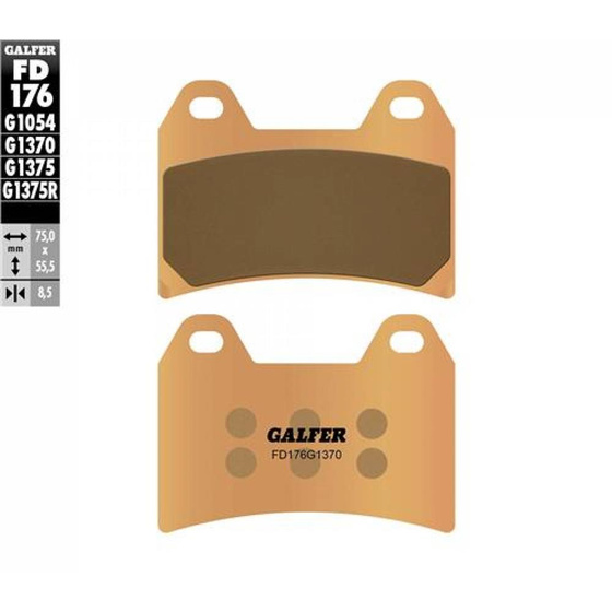 GALFER KLOCKI HAMULCOWE SINTER STREET FD176G1370