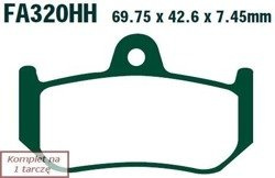 Brake pads EBC FA320HH wzmacniane (set on 1 disk)