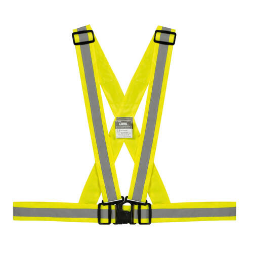 91410 X-Belt, safety reflective cross belt – Yellow