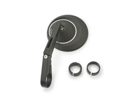 D-MIRROR-8 TYPE-R/BAREND LONG, ALU.BLACK 1PC E-MARKED