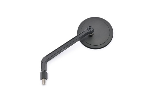 80998 D-MIRROR-21 Aluminum flat mirror round left black