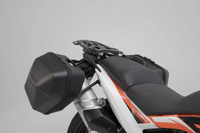 ZESTAW KUFRÓW BOCZNYCH URBAN ABS I STELAŻY SW-MOTECH KTM 790 ADVENTURE/R (19-), BLACK 2X16,5L