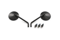 D-MIRROR-10 MARU2/ROD ABS+STEEL, PAIR(L/R) E-MARKED