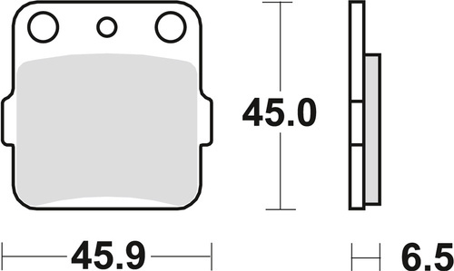 TRW LUCAS BRAKE PADS KH84/3 SINTER OFFROAD HONDA CR 80 / 85 86-08, KAWASAKI KXF 400 03-06, SUZUKI LTZ 400 03-, YAMAHA YZ 125 / 250 '89, YFM 89-04, YFZ 350 90-06, REAR