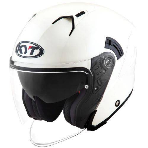 Kask Motocyklowy KYT NF-J biały - S