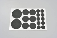 ANTI-SLIP STICKER FOR MOTORCYCLE SEAT, ROUND