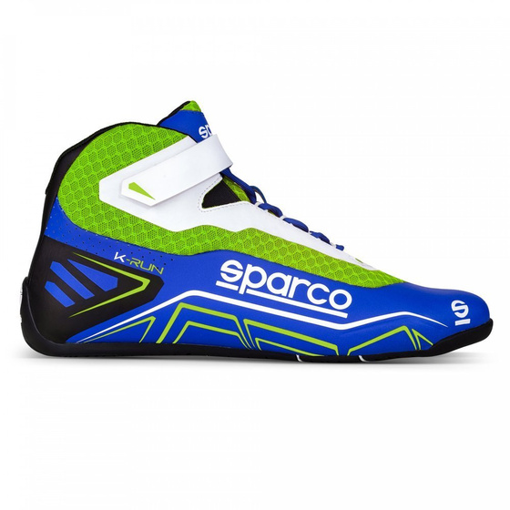 Sparco Karting Kart Racing Auto Shoes K-RUN blue green