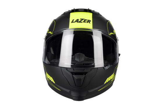 Kask Motocyklowy LAZER RAFALE EVO Roadtech (kol. Czarny - Żółty - Matowy) rozm. 2XL