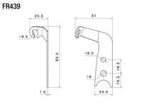Mounting kit to fit on fairing the Leggera Rizoma turn signal