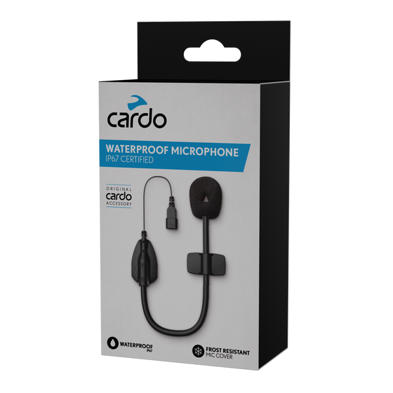 CARDO PACKTALK Waterproof Microphone IP67