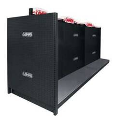 98993 Modular display rack F9, pair of pegboards for end unit