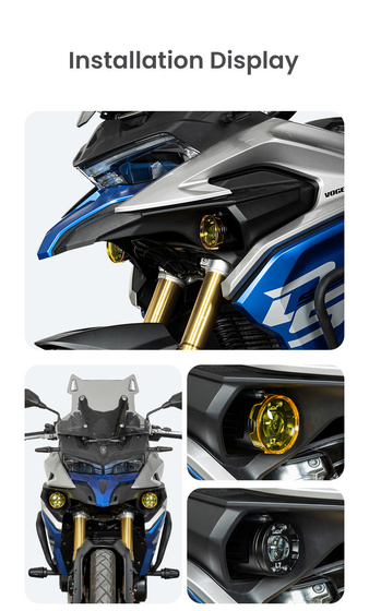 LOBOO L7 światło drogowe i mijania pomocnicze tylko dla VOGE DS525X (10.1.01821.001.01)