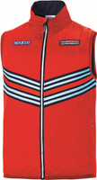 Mens Vest Sparco Martini Racing red