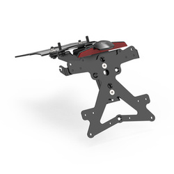 Fox license plate support kit