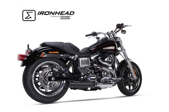 Tłumik IRONHEAD HARLEY DAVIDSON DYNA LOW RIDER (14-16) typ HC1-2B czarny