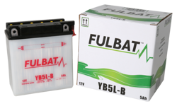 Akumulator FULBAT YB5L-B (suchy, obsługowy, kwas w zestawie)