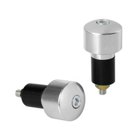 90635 Universal bar ends (2 pcs) - Aluminium 17/23 mm