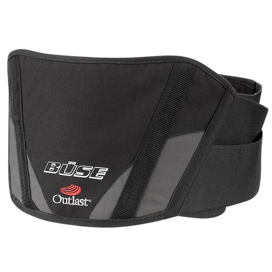 Pas nerkowy BUSE Outlast czarno-szary L