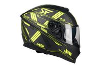 Kask Motocyklowy LAZER RAFALE EVO Roadtech (kol. Czarny - Żółty - Matowy) rozm. XS