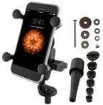 RAM-B-176-A-UN7U X-Grip® Phone Holder with Motorcycle Fork Stem Base