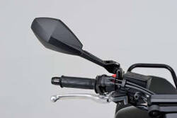 D-MIRROR-12,DIAMO/ROD (R)ABS HOUSING+ALU.STEM