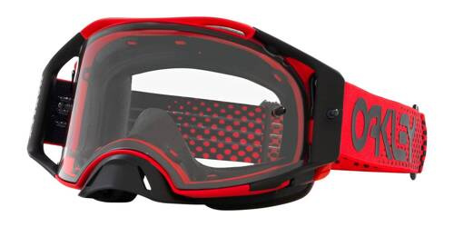 Oakley Goggles Airbrake MX czerwone Clear