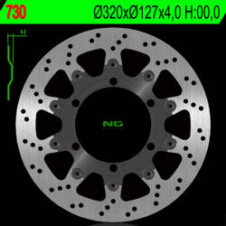 NG TARCZA HAMULCOWA PRZÓD KTM 625/640/690 (320X127X4) (6X6,5MM)
