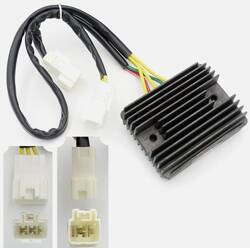 TOURMAX REGULATOR NAPIĘCIA PIAGGIO BEVERLY 300 '16-'20, MP3 300 '14-'16, X7 300 EVO '09-'10, BEVERLY 350 '14-'20, X10 350 '12-'15, MP3 500 '14-'16, APRILIA SRV 850 '12-'14 (OEM: 641711) (MADE IN JAPAN)