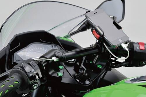 93382 MULTI-USE MOUNTBAR WITH INTEGR. USB PORT Ø22.2 / 100MM STEM MOUNT