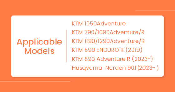 LOBOO Nakładka na stopkę boczną do KTM690, KTM790 Adventure, KTM790 Adventure R, KTM890 Adventure R, KTM1050, KTM1190, KTM1290,