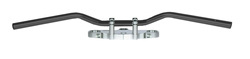 TRW LUCAS STEEL HANDLEBAR 22MM SUPERBIKE SPORTIVE COLOR BLACK