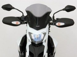Szyba motocyklowa MRA DUCATI HYPERSTRADA 821 / 939, B2, 2013-, forma R, czarna