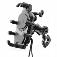 MC39 Motorcycle Phone Holder Anti-vibration USB-C Charging