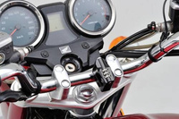 95206 HANDLEBAR HELMET LOCK HOLDER DIAL-LOCK TYPE BLACK Ø22.2 / 25.4MM