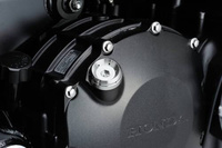 OIL FILLER CAP BULLET M24XP3.0/SILVER