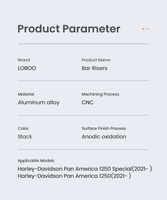 LOBOO Podwyższenie kierownicy do HARLEY-DAVIDSON PAN AMERICA 1250 (2021-) (10.3.02951.001.11)