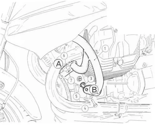 Moto Guzzi 1200 Sport (2007-) engine guard