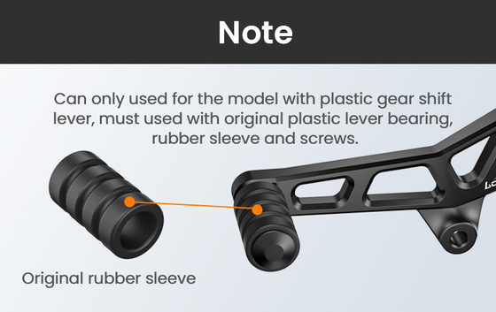 LOBOO Dźwignia zmiany biegów BMW R1300GS (2023-) (10.3.30131.001.11)