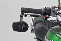 D-MIRROR-5 PAN/BAREND ALUMINUM BLACK 1PC E-MARKED