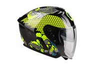 Kask Motocyklowy LAZER TANGO Dragon (kol. Czarny - Żółty - Niebieski) rozm. M