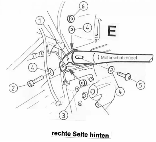 BMW R 850 GS (1998-2000)/R 1100 GS (1994-1999)Baujahr: engine guard