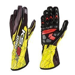 OMP Racing Karting Racing Gloves KS-2 ART yellow