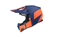 Kask Motocyklowy LAZER OR3 Rocky (kol. Niebieski - Czerwony fluo) rozm. 2XL