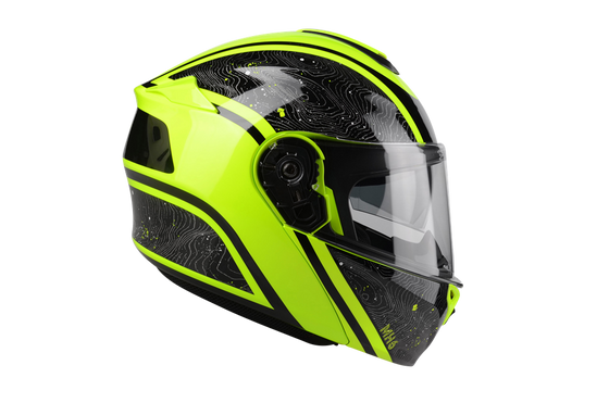 Kask Motocyklowy LAZER LIGHT (kol. Czarny - Żółty) rozm. XS