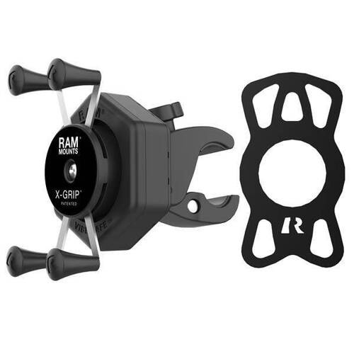 RAM-HOL-UN7-462-400 RAM® X-Grip® Large Phone Mount with Vibe-Safe™ & Small Tough-Claw™