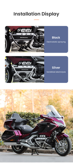 LOBOO Crash Bar do HONDA GL1800 Black (10.3.01341.001.11)