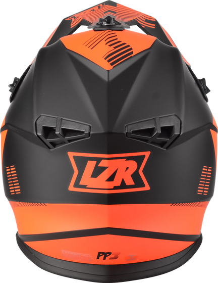 Kask Motocyklowy LAZER OR3 PP3 (kol. Czarny - Czerwony Fluo - Matowy) rozm. 2XL
