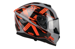 Kask Motocyklowy LAZER RAFALE EVO Roadtech (kol. Szary - Czerwony - Matowy) rozm. 2XL