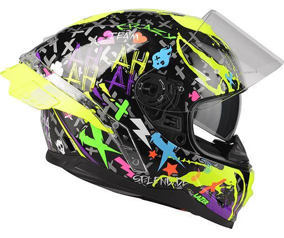 Kask Motocyklowy LAZER RAFALE SR Crazy (kol. Czarny - Multi) rozm. L