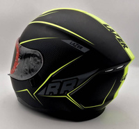 Kask Motocyklowy LAZER VERTIGO EVO Race (kol. Czarny - Żółty) rozm. M